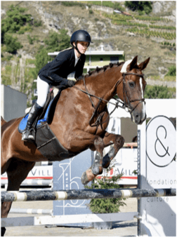Haut-Lac student-athlete wins show jumping competition