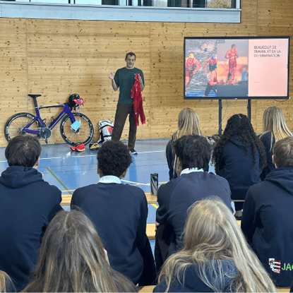 Sport & study workshop at Haut-Lac School