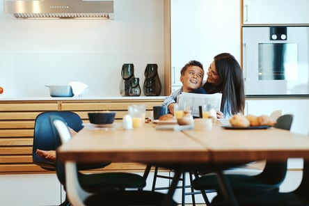 Parent & student talking