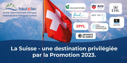 Haut-Lac graduates at Swiss Universities